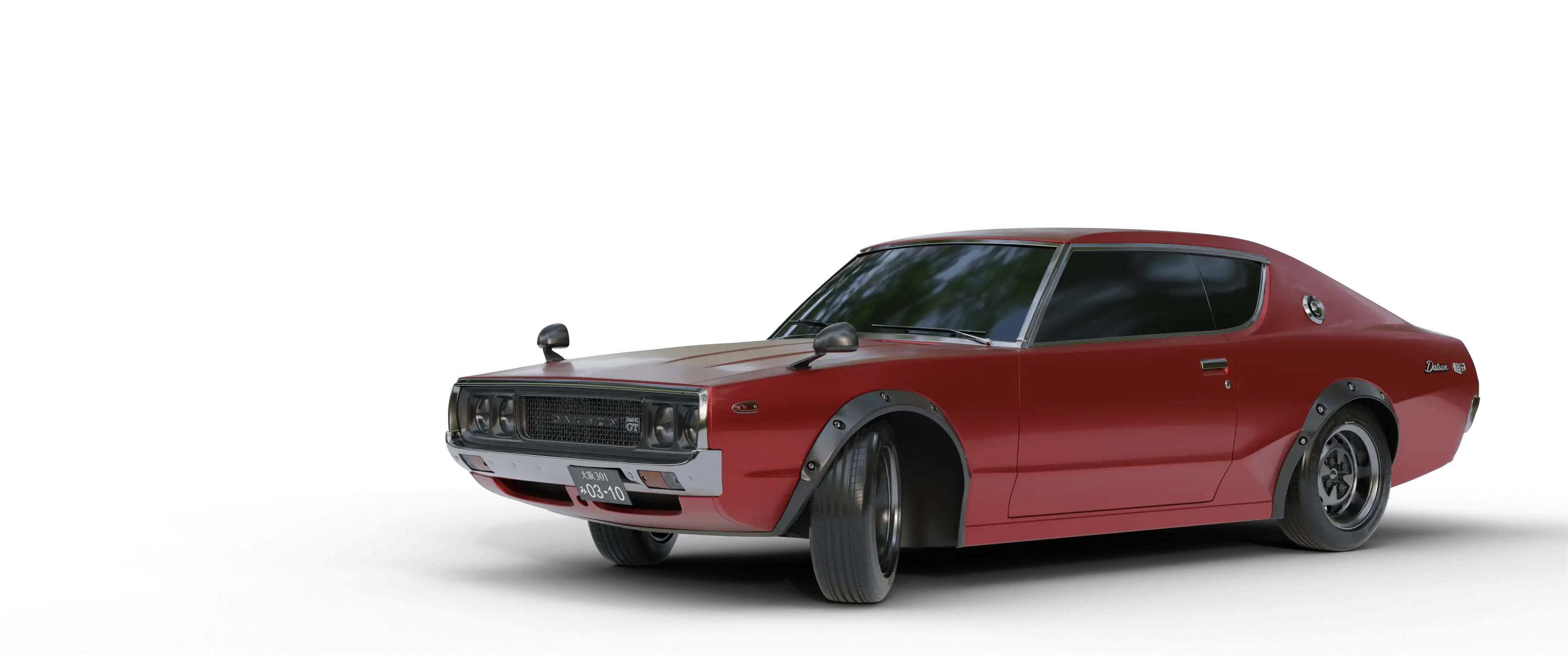 3D-Model of a Datsun Car